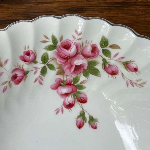 Johnson Brothers Shape Regency Pink Roses Ironstone 5 Cereal Bowls 6" England - Picture 4 of 10